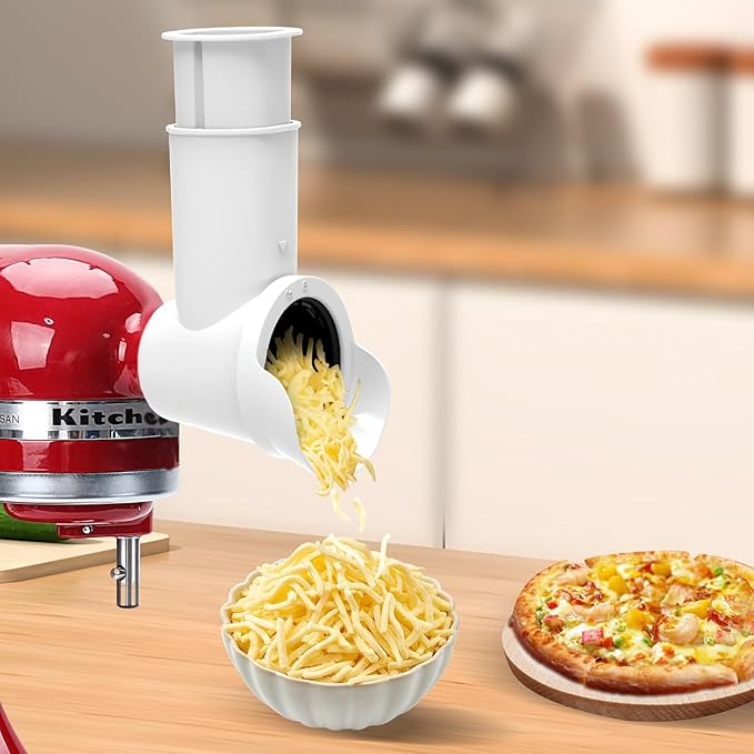 Slicer Shredder Attachments for KitchenAid Stand Mixer Cheese Grater Attachment - Image 4