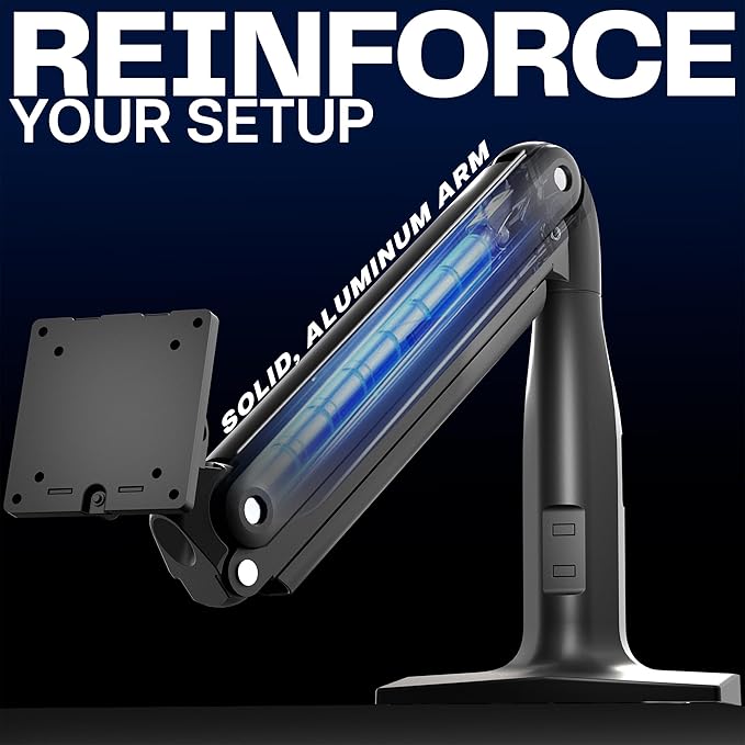 VIVO Aluminum Ultrawide Monitor Stand, Fits up to 49 inch Computer Screens - Image 5
