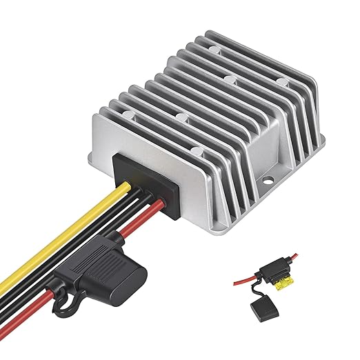 AIUWIZO 20A 240W Golf Cart DC-DC 24V 36V 48V to 12V Waterproof Converter by AIUWIZO