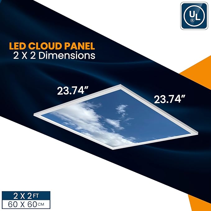 4 Pack 2x4 LED Flat Panel Light Drop Ceiling Fixture - Image 7