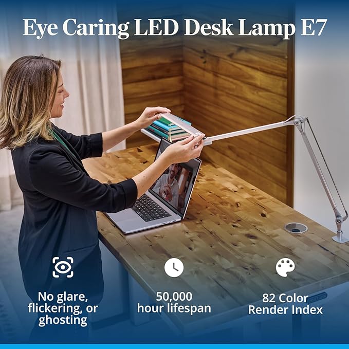 Uplift E7 LED Desk Lamp with Clamp - Image 7