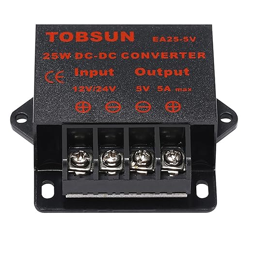 MGGi DC/DC 12V 24V to 5V 5A 25W Voltage Reducer Converter Regulator, Step Down by MGGi