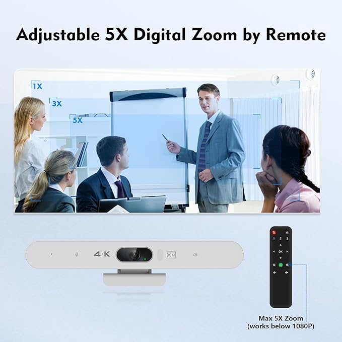 TOALLIN 4K Conference Room Webcam - Image 6