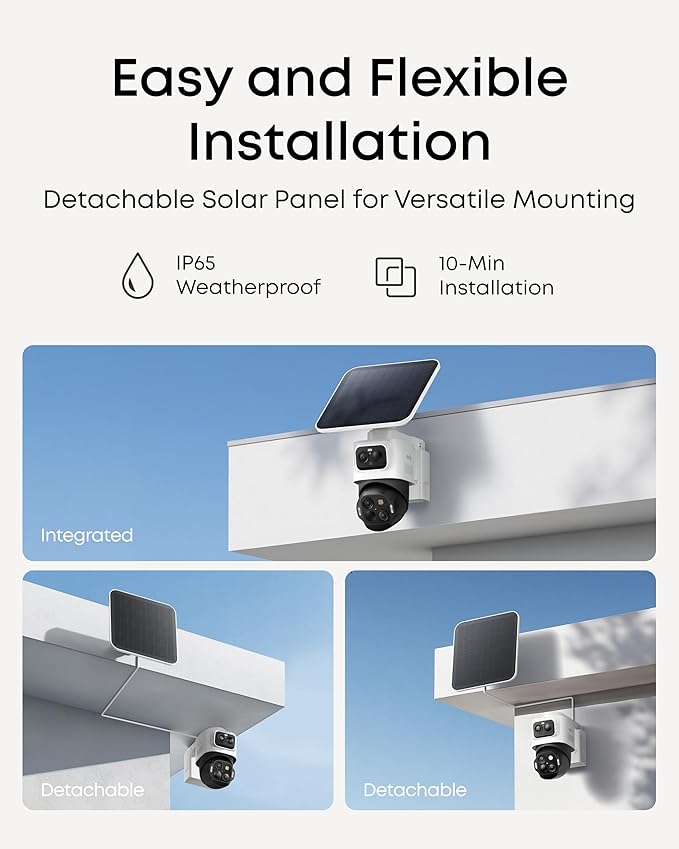 eufy Security eufyCam S4 4-Cam Kit, 4K Solar Camera Wireless Outdoor, Triple - Image 7