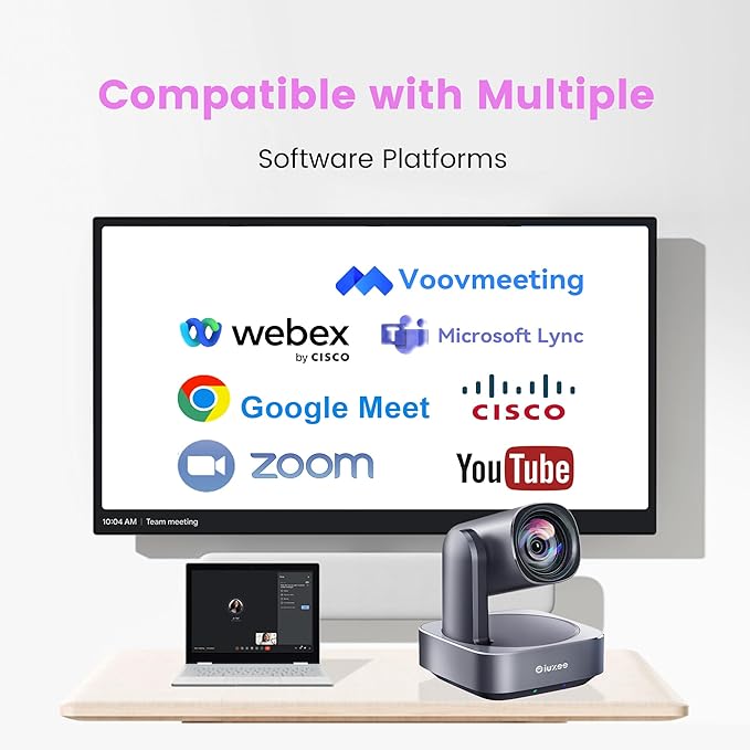 All-in-One PTZ 4K 12X Optical Zoom Video Conference Room Camera System - Image 8