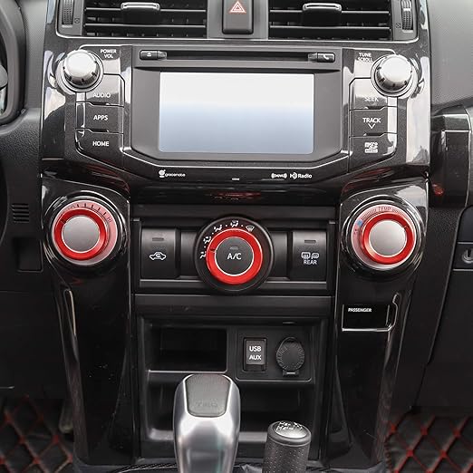 JeCar Air Conditioner Button Trim Cover Aluminum Alloy Knob Cover Compatible - Image 6