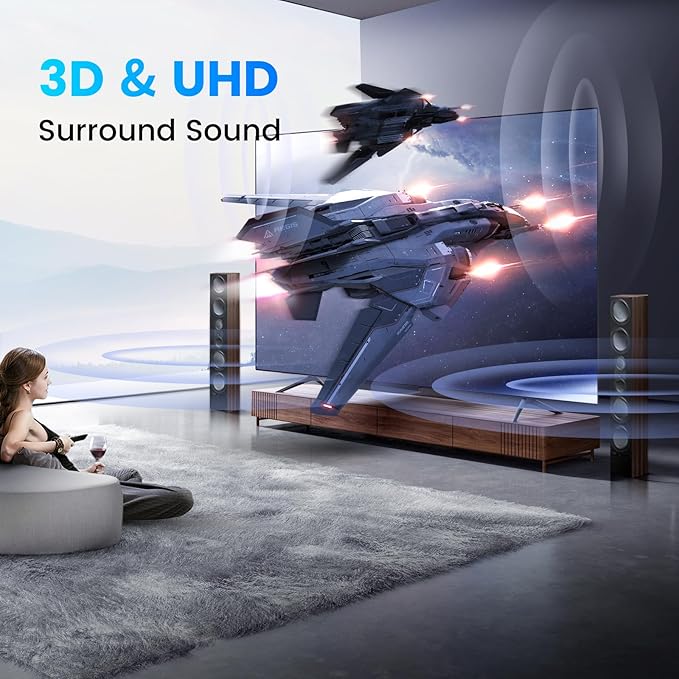 FERRISA 4x2 HDMI Matrix, 4K@60Hz 4 in 2 Out HDMI Switch Splitter - Image 7