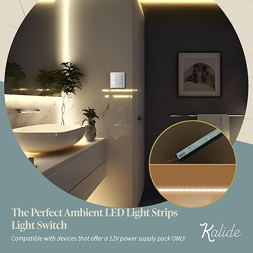 TOPGREENER Kalide Dimmer Light Switch, Pair - Image 5