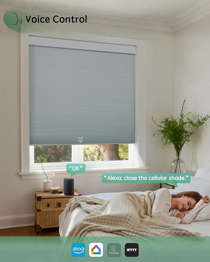 Yoolax Smart Blinds, Motorized Cellular Shades Compatible - Image 4