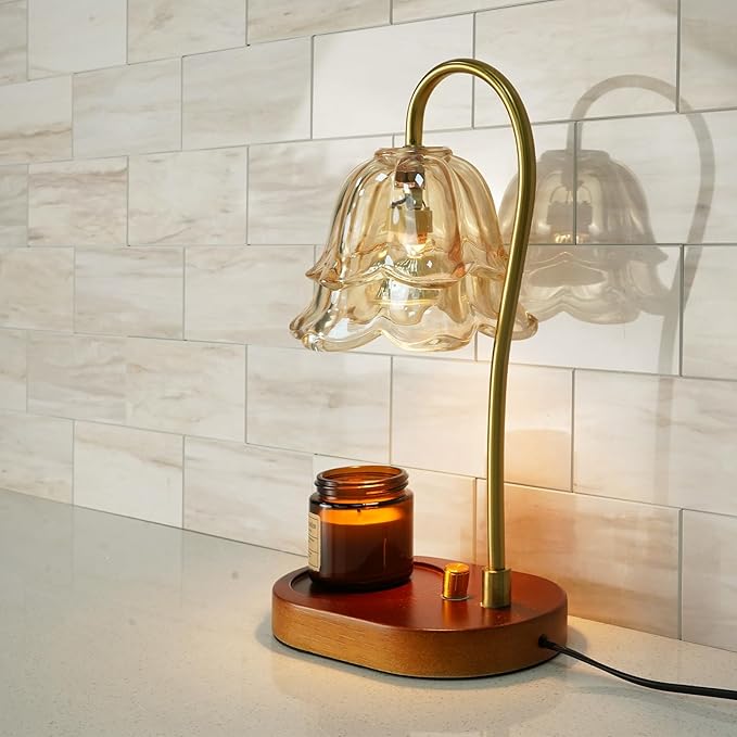 Vamos Tile 100-Piece Glossy Wooden Marble Grain Peel and Stick Backsplash Tile - Image 2