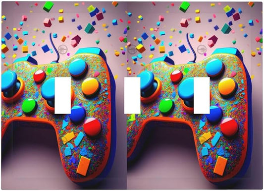 Bvtewkhz Videos Game Controller 3 Gang Triple Toggle Decorative Light Switch by Unknown