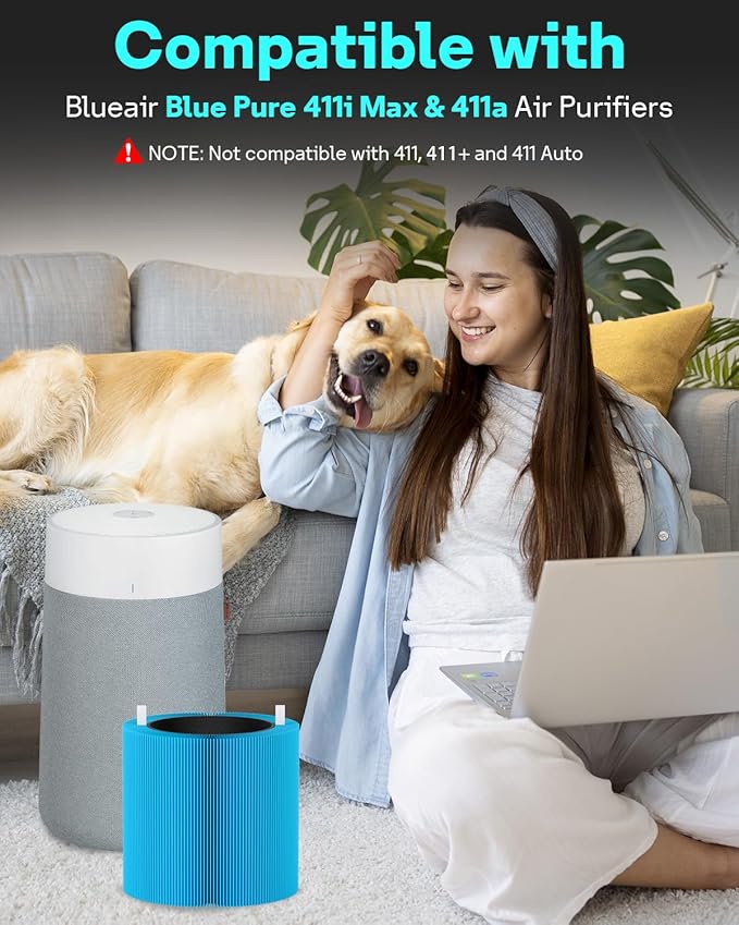 Leemone Blue Pure 411i Max & 411a Max AllergenBlock Replacement Filter - Image 3