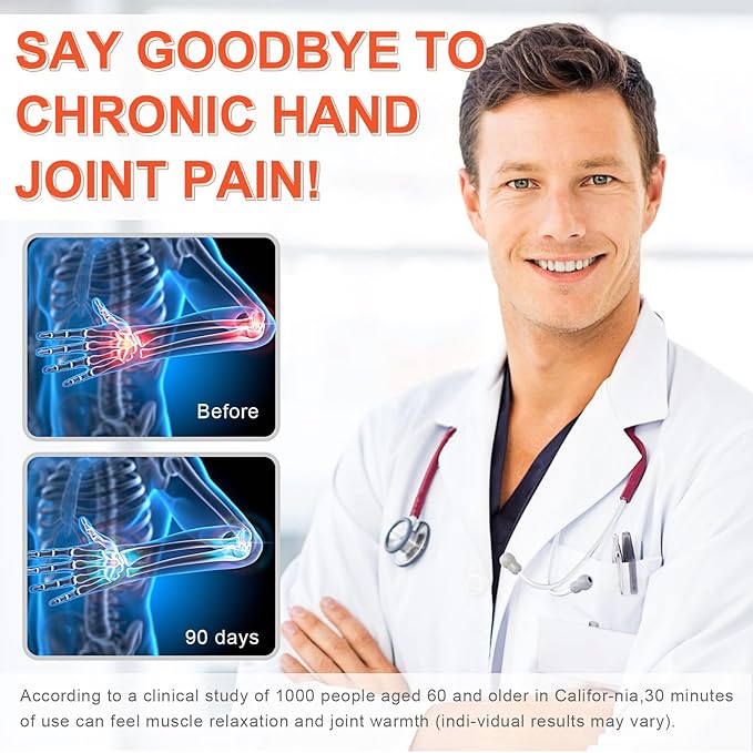 Red Light Therapy for Hands & Wrist, 2026 Upgrade 4 Therapy Modes, 5-Level - Image 7
