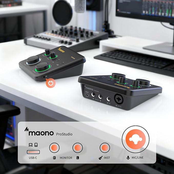 MAONO USB Audio Interface Bundle: Interface - Image 6