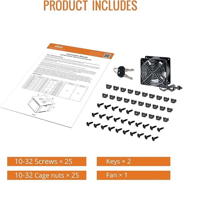 Tecmojo 15U Wall Mount Rack Network Cabinet - Image 6
