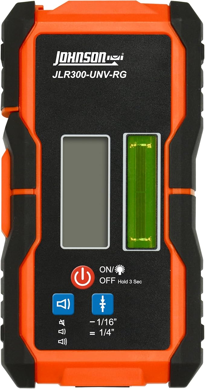 Johnson Level & Tool JLR300-UNV-RG Universal Green & Red Rotary Laser Detector - Image 8