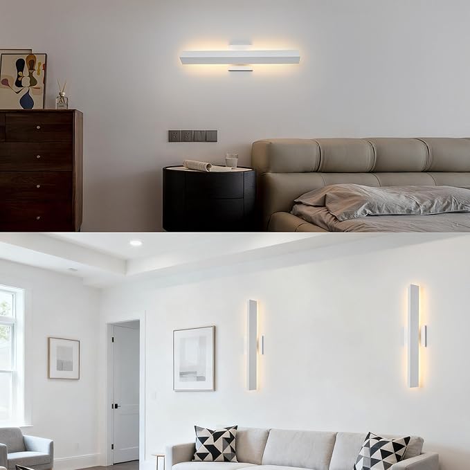 Tarentlight 2 Pack LED Outdoor Wall Lights Dimmable, 20W 3000K, 21.9" Modern - Image 8