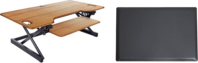 Rocelco 46" Large Height Adjustable Standing Desk Converter by Rocelco