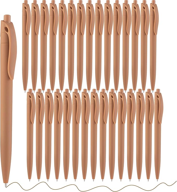 Aozora Pens Bulk 30 Pack Click Pens No Bleed Wholesale Retractable Ballpoint by Aozora