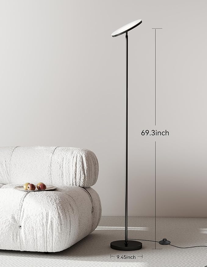 JOOFO LED Floor Lamp – Super Bright Torchiere - Image 4