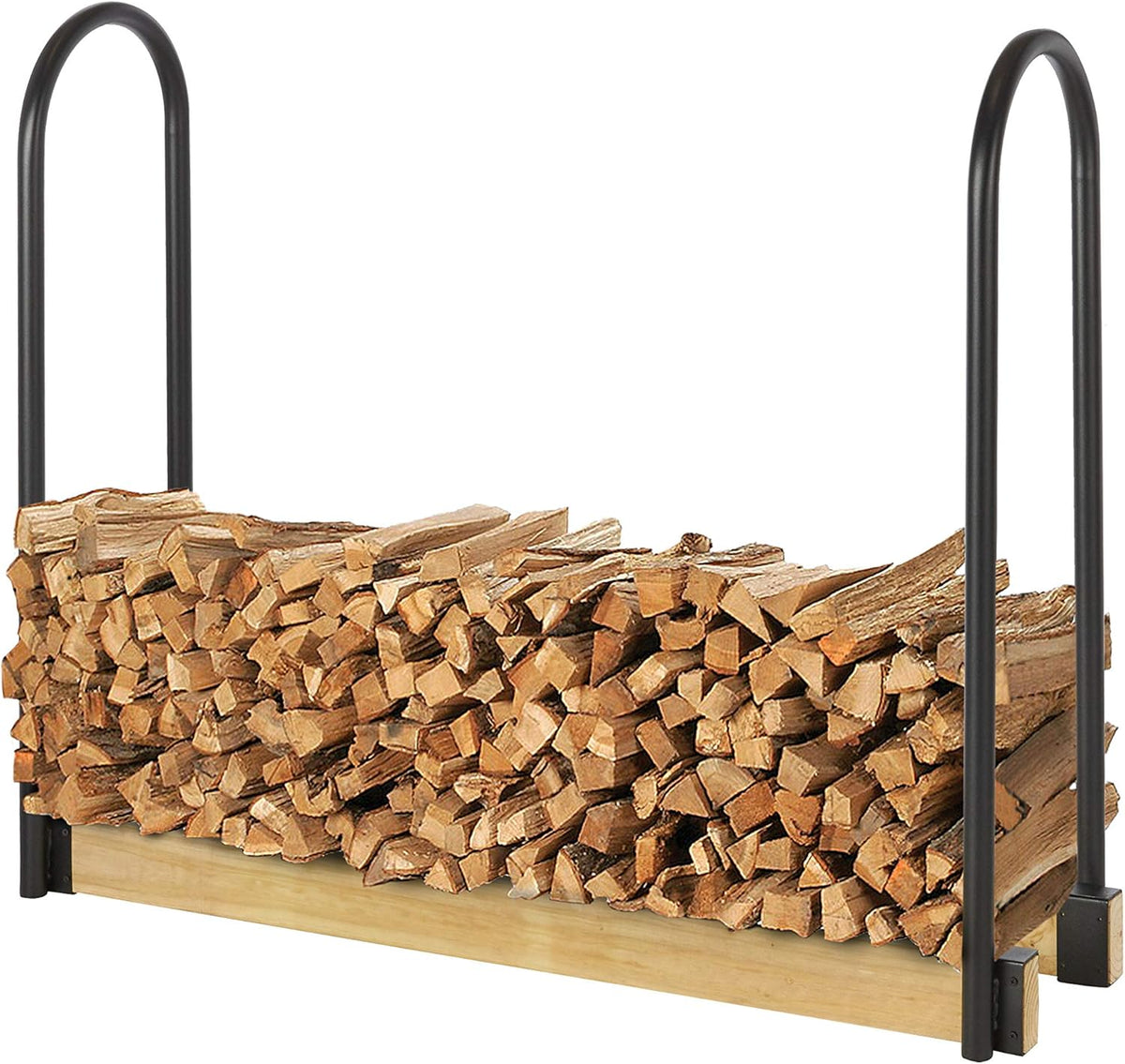 outdoor wood rack for firewood - shelter firewood, main product view