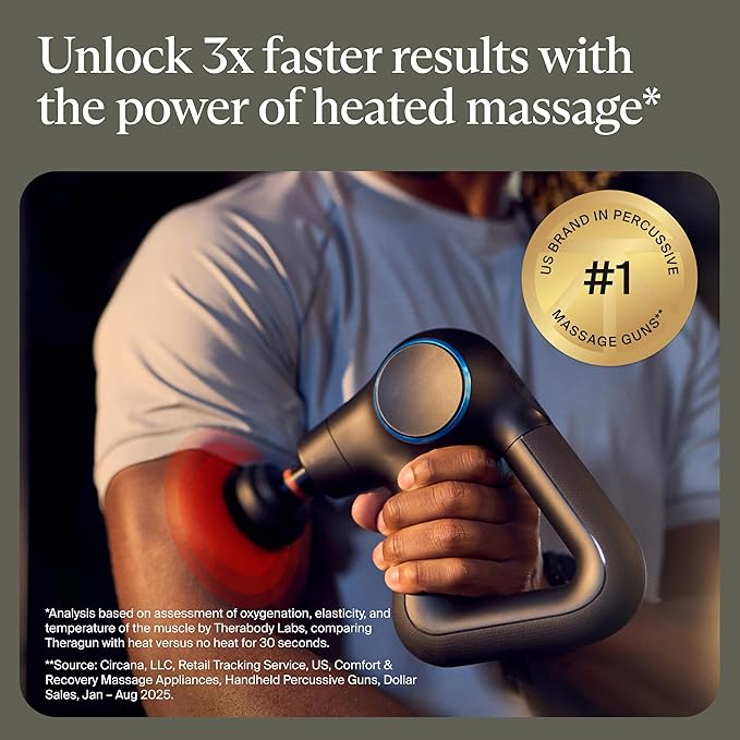 TheraGun Therabody Prime Plus Heated, Powerful Massage Gun - Image 2