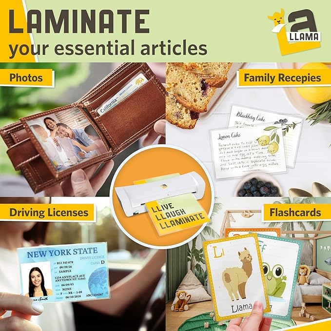 Thermal Laminating Pouches, Matte Finish, 2.6 x 3.9 Inches, 5 Mil Thick - Image 3