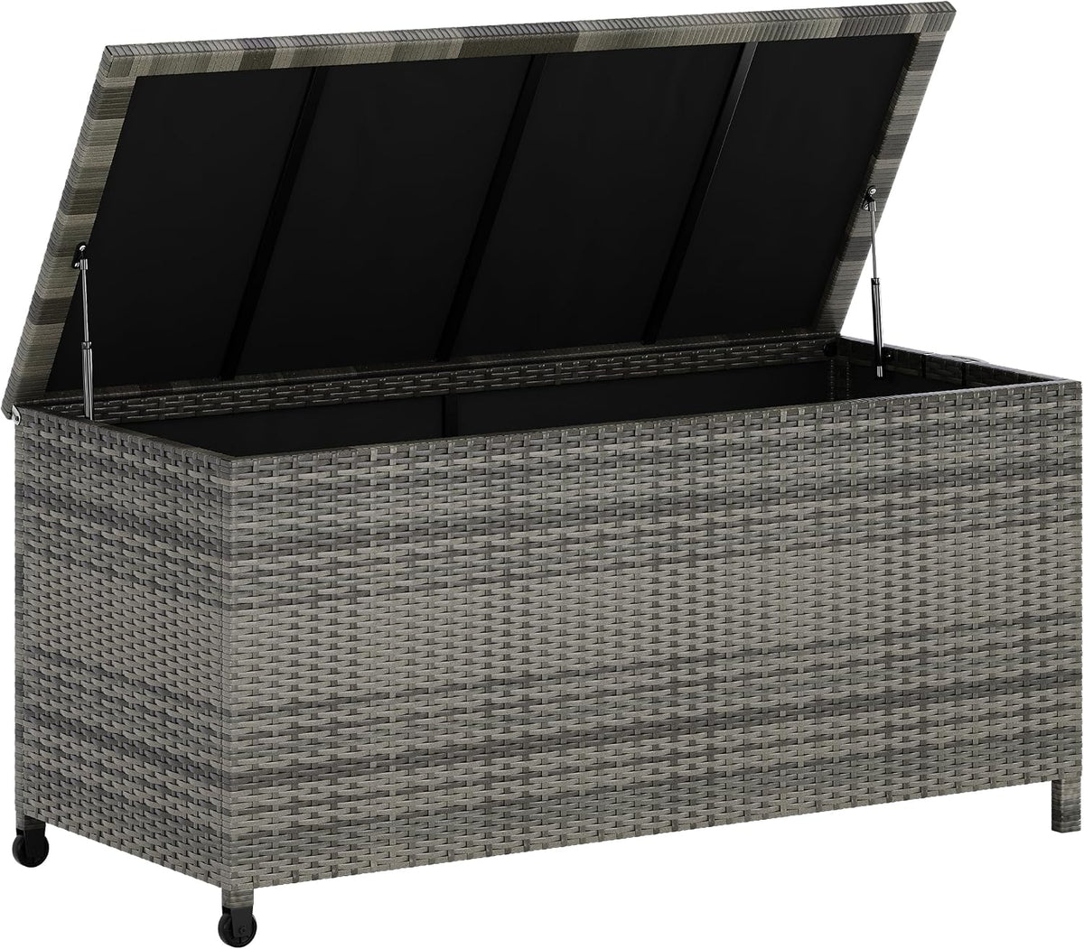 garvee 125 gallon large deck box waterproof pe, view 9