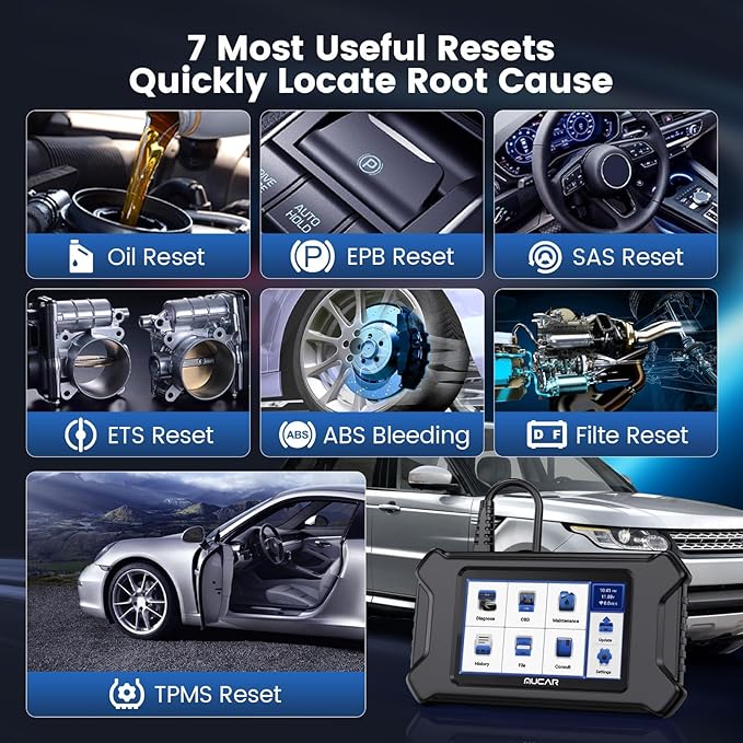 MUCAR CS6 OBD2 Scanner Diagnostic Tool, Engine Transmission BCM Car Scanner - Image 3