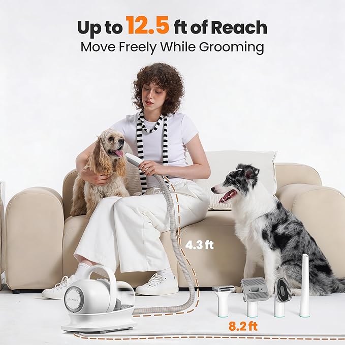 Neakasa P1 Pro Pet Grooming Kit & Vacuum Suction 99% Pet Hair, Professional - Image 7