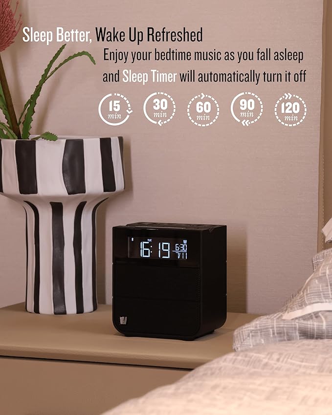 Soundfreaq Sound Rise II, SFQ-16: Bedside Alarm Clock Radio & Bluetooth Speaker - Image 4