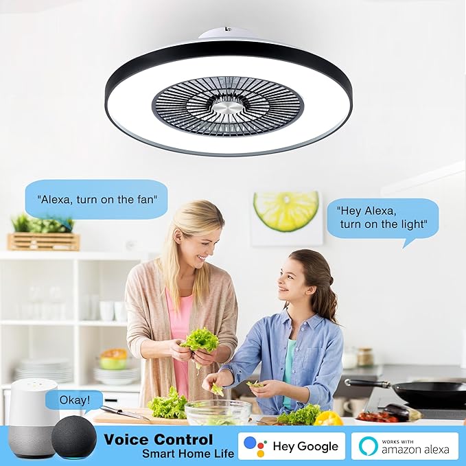 HUMHOLD 24" Bladeless Ceiling Fans - Image 2