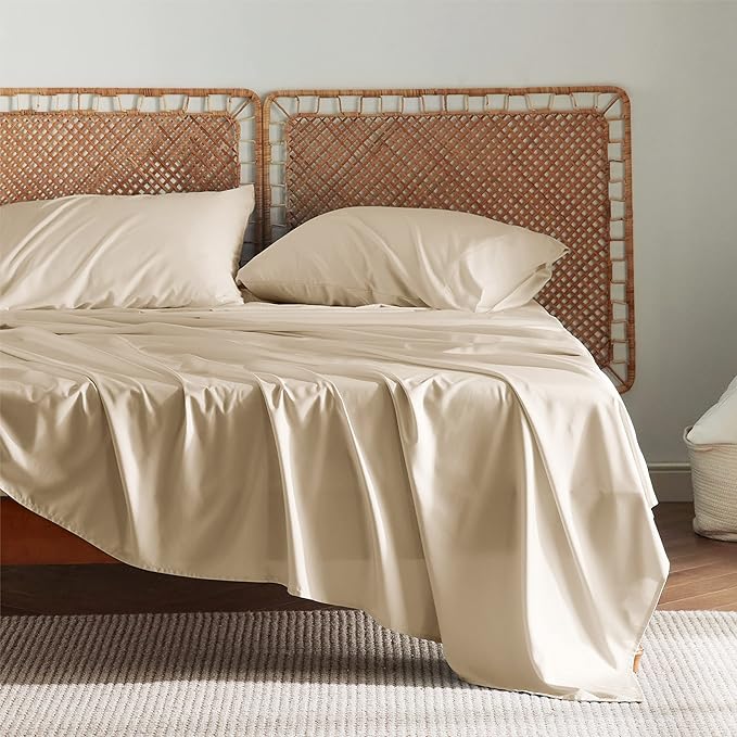 Bedsure California King Sheet Sets, Cooling Sheets by BEDSURE