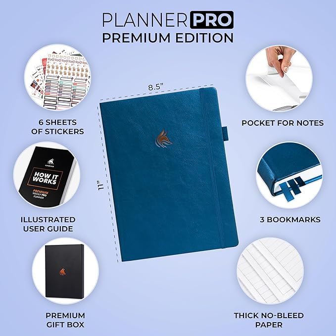 Clever Fox Planner Pro Premium – Luxurious Weekly & Monthly Planner - Image 2
