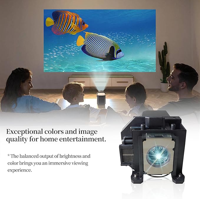 EL PLP57 Replacement Projector Lamp Bulb Compatible - Image 5