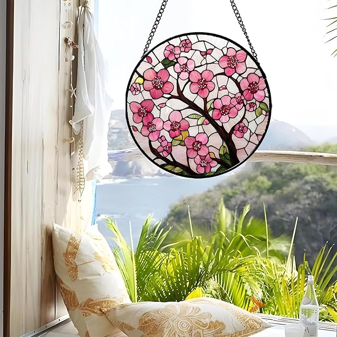 CRISGIF Stained Glass Window Hanging - Image 3