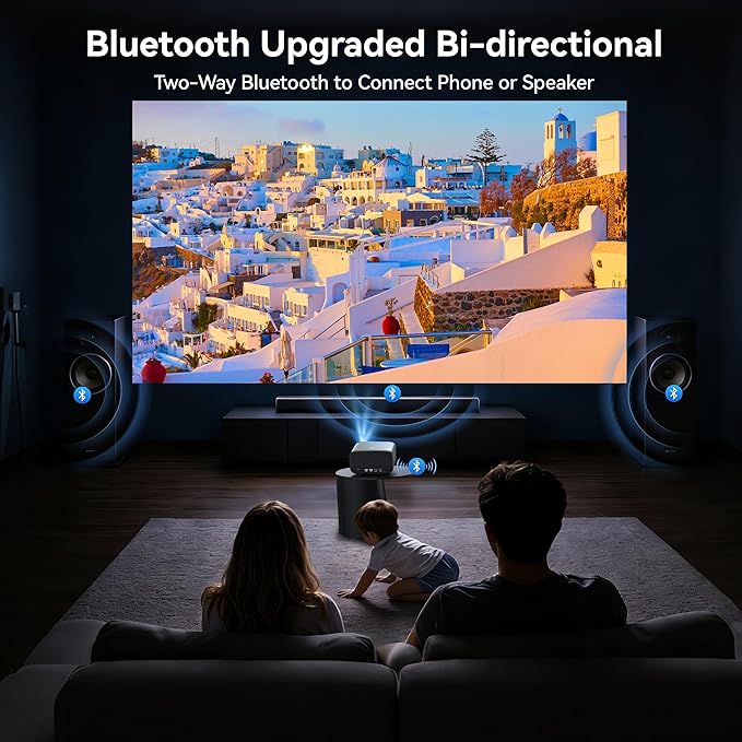 【1200 ANSI/4K Supported/Netflix Licensed】Smart Projector - Image 6