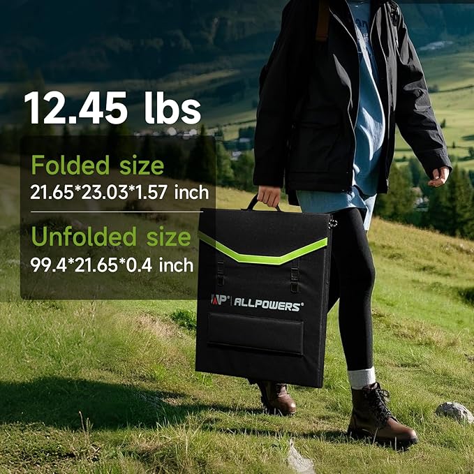 ALLPOWERS SP033 200W Portable Solar Panel Foldable, 23% High Efficiency Solar - Image 4