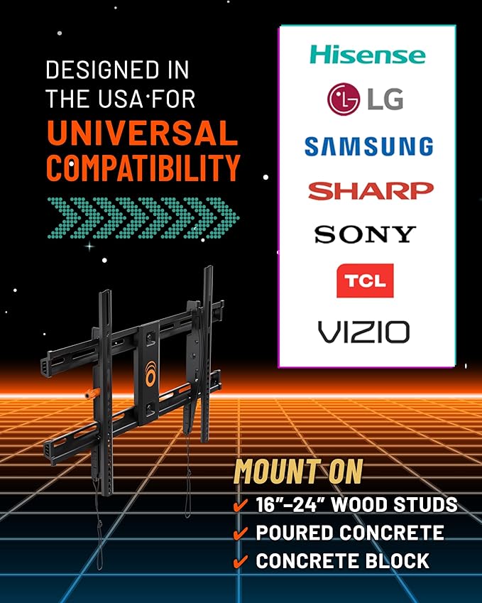 ECHOGEAR Wall Mount TV Bracket for TVs Up to 90" - Image 9