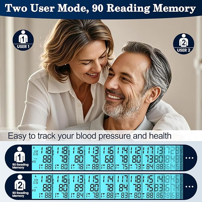 Wrist Blood Pressure Monitor LCD Display, Adjustable Wrist Blood Pressure Cuff - Image 5