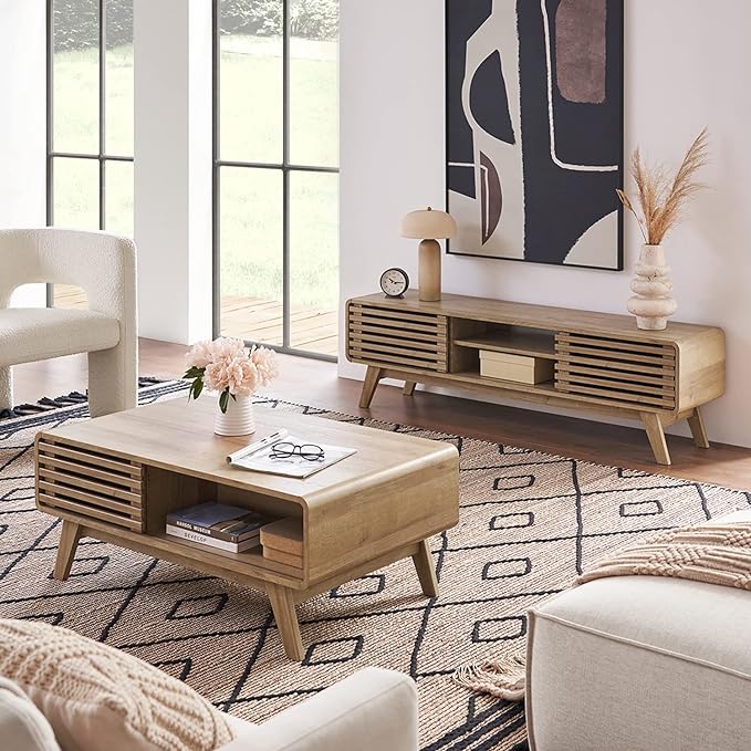 mopio Ensley TV Stand, Mid Century Modern - Image 6