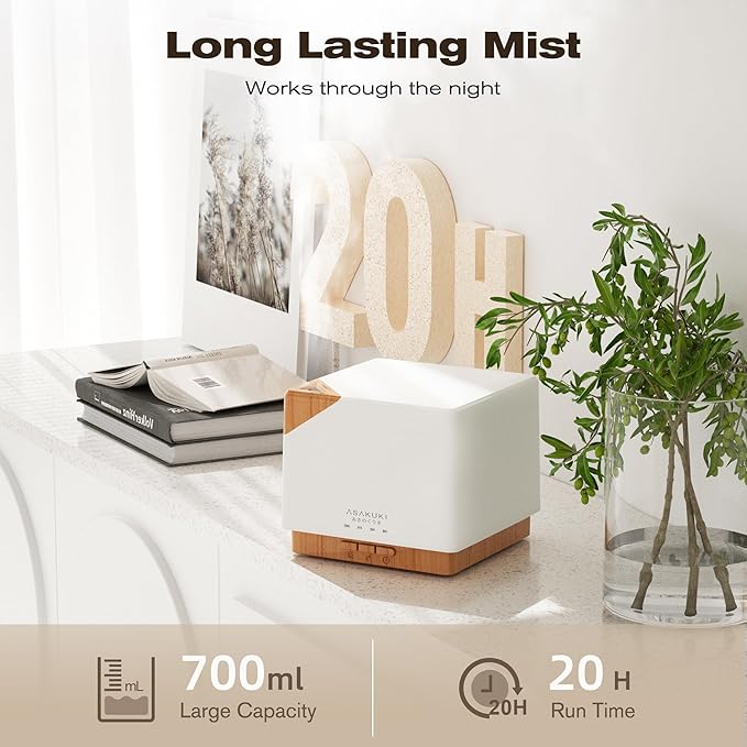 ASAKUKI 700 ml Essential Oil Diffuser - Image 3