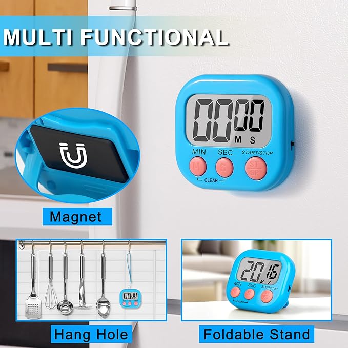 ZILLEEN Classroom Timer for Kids Teachers 2 Pack Digital Timers - Image 3