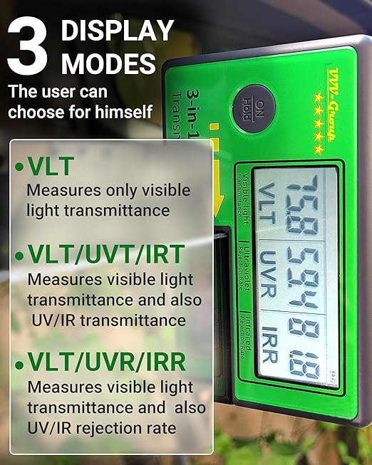 Digital Car Window Tint Meter TM-26 / Side Window Tint, Sun Control Film - Image 2