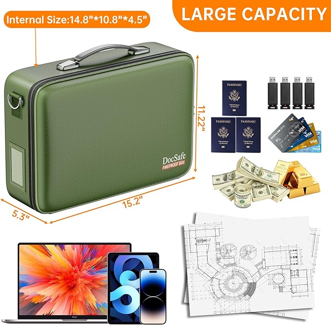 DocSafe Fireproof Document Box - Image 5