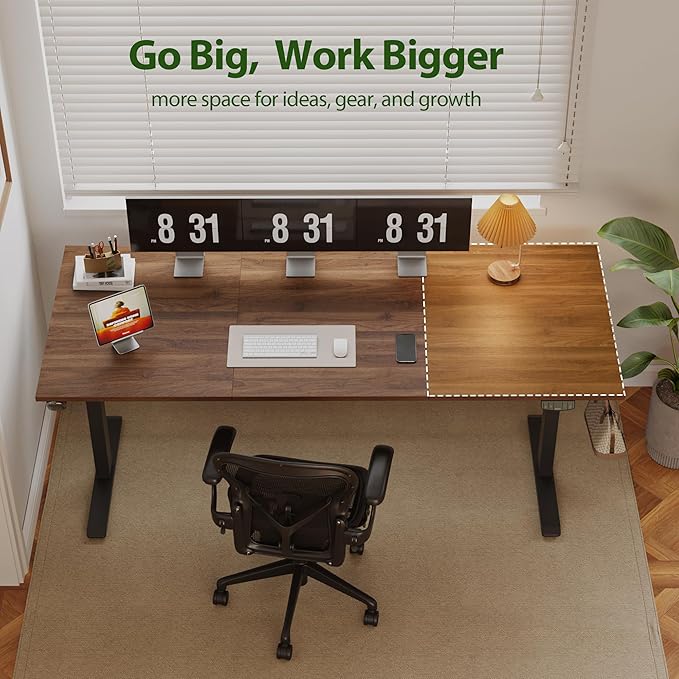 Agilestic Electric Standing Desk, Extra Large 71 x 31.5 Inches Height - Image 4
