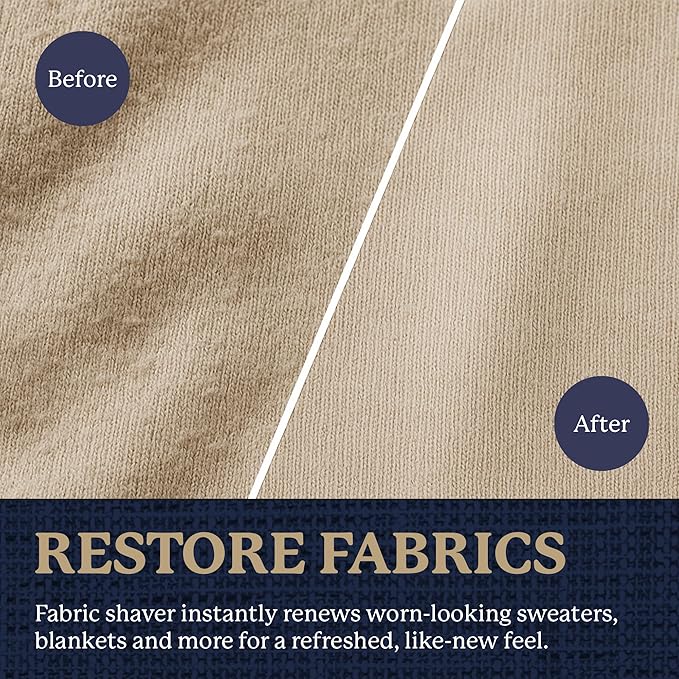 Farberware Large Lint Remover & Fabric Shaver Set – Battery Powered Sweater - Image 5