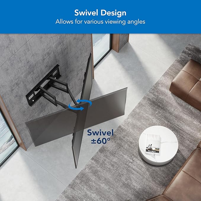 Mount-It! Heavy Duty XXL Full Motion TV Wall Mount - Image 3