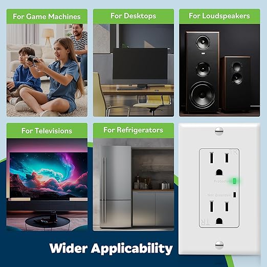 TOPGREENER Surge Protector Receptacle - Image 7