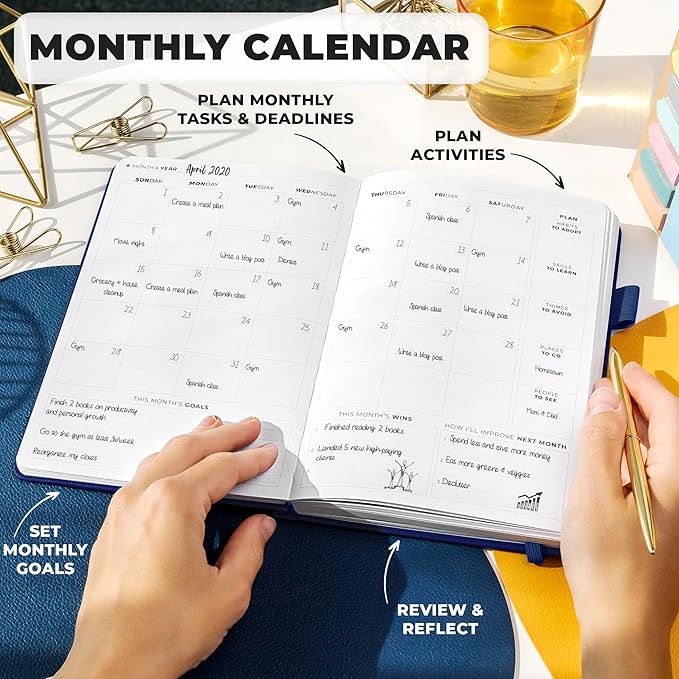 Clever Fox Planner Premium Edition – Undated Luxurious Weekly & Monthly Planner - Image 4